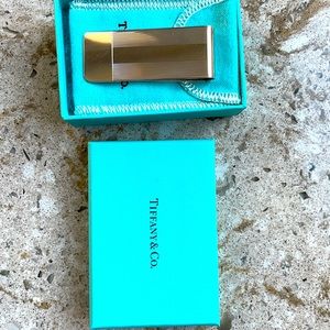 Tiffany men’s money clip. Never used. Still in box